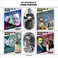 2022-05 - NIGER - LOUIS PASTEUR             4V    MNH** - Louis Pasteur