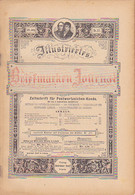 BOOKS, GERMAN, MAGAZINES, HOBBIES, ILLUSTRATED STAMPS JOURNAL, 8 SHEETS, LEIPZIG, XXI YEAR, NR 16, 1894, GERMANY - Hobby & Sammeln
