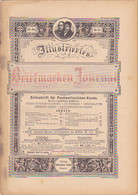 BOOKS, GERMAN, MAGAZINES, HOBBIES, ILLUSTRATED STAMPS JOURNAL, 8 SHEETS, LEIPZIG, XXI YEAR, NR 18, 1894, GERMANY - Hobby & Sammeln