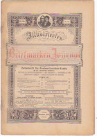 BOOKS, GERMAN, MAGAZINES, HOBBIES, ILLUSTRATED STAMPS JOURNAL, 8 SHEETS, LEIPZIG, XXI YEAR, NR 19, 1894, GERMANY - Loisirs & Collections