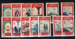 Marruecos Español Nº 291/6, 336/42. Año 1948/51 - Marruecos Español
