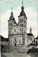 Amorbach - Abteikirche - Church - Old Postcard - 1911 - Germany - Used - Amorbach