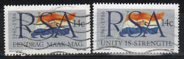 South Africa 1986 Set Of Stamps To Celebrate Anniversary Of Republic In Fine Used - Oblitérés