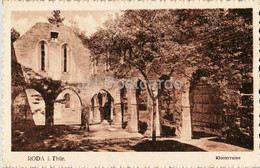 Roda I Thur - Klosterruine - Monastery Ruins - Old Postcard - 1930 - Germany - Used - Stadtroda