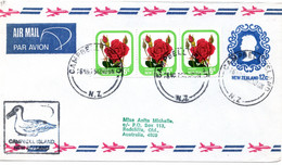 61079 - Neuseeland - 1975 - 12c QEII GAUmschl M ZusFr CAMPBELL ISLAND -> Australien - Storia Postale