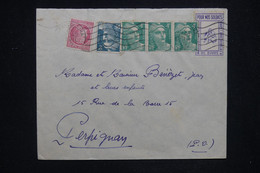 FRANCE - Vignette D'entraide Pour Nos Soldats Sur Enveloppe En 1949 - L 130389 - Lettere