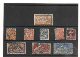 FRANCE 1900/1925 LOT DE TIMBRES Oblitérés - Gebruikt