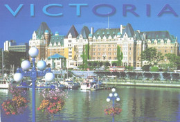 Canada:British Columbia:Victoria, The Majestic Empress Hotel Overlooking Victoria's Inner Harbour - Victoria