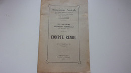 ♥️ ♥️ BERRY INDRE   SAINT GAULTIER 1928 ENVOI AUTEUR CHANOINE CHAPU COMPTE RENDU ANCIENS ELEVES PETIT SEMINAIRE - Centre - Val De Loire