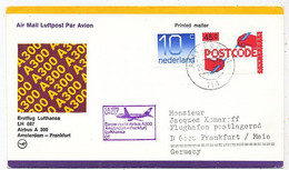 AVION AVIATION AIRLINE LUFTHANSA VOL LH 087 AMSTERDAM-FRANFURT  EN AIRBUS A-300 1978 - Certificats De Vol