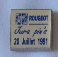 Pin's  ROUGEOT, Jura  Pin's  20  Juillet  1991 ( 39 ) - Associations