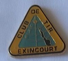 Pin's  Ville, CLUB  DE  TIR  à  EXINCOURT  ( 25 ) - Administrations