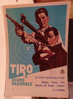 Cartolina Tiro A Segno Nazionale Unione Italiana Tiro A Segno III Gara Nazionale 1968, 7 - 22 Settembre, Bologna, Faenza - Tiro (armas)