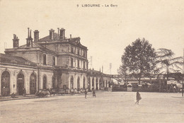 33 : Libourne :  La Gare   ///  Réf.  Aout 22 //  N° 21.891 - Libourne