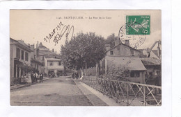 CPA :  14 X 9  -  SAINT-JULIEN.  -  La  Rue  De  La  Gare - Saint-Julien-en-Genevois