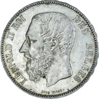 Monnaie, Belgique, Leopold II, 5 Francs, 5 Frank, 1873, TTB, Argent, KM:24 - 5 Frank