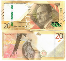 Peru 20 Soles 2019 (2022) UNC "AA" - Pérou