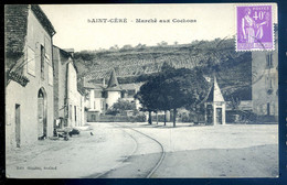 Cpa Du 46 Saint Céré -- Marché Aux Cochons      FEV22-76 - Saint-Céré