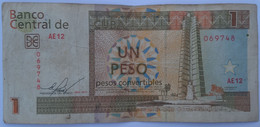 Cuba 1 Peso Convertibles CUC 2013 VF - Cuba