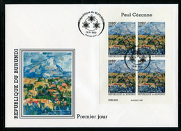 Burundi 2022, Art, Cezanne III, BF In FDC - Ongebruikt