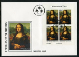 Burundi 2022, Art, Leonardo IV, BF In FDC - Nuevos