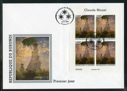 Burundi 2022, Art, Monet VI, BF In FDC - Unused Stamps