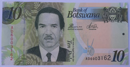 Botswana 10 Pula N.D (2014) P30d Paper UNC - Botswana