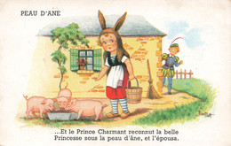 Chromo Chromos Image Comptine Et Contes Pour Enfant - Peau D'ane - Illustration Jim Patt - 13.5x9cm - Other & Unclassified