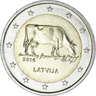 Lettonie, 2 Euro, Industrie Laitière, 2016, Stuttgart, SPL, Bimétallique - Letland