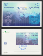 Egypt - 2022 - Card - ( EUROMED Postal - Maritime Archaeology ) - Neufs