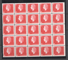 Camée  4¢ Feuillet De 25 ** Unitrade 404b - Unused Stamps