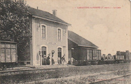 82 - Labastide-st-pierre - La Gare Et Le Train - Labastide Saint Pierre