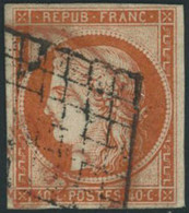 Obl. N°5 40c Orange - TB - 1849-1850 Ceres