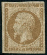** N°9e 10c Bistre, Réimp - TB - 1852 Louis-Napoleon