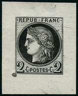 --- N°51 2c Essai En Noir - TB - 1871-1875 Ceres