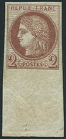 ** N°51c 2c Rouge-brun, Pièce De Luxe - TB - 1871-1875 Ceres