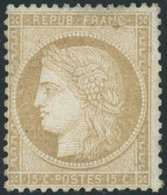 ** N°55 15c Bistre - TB - 1871-1875 Ceres