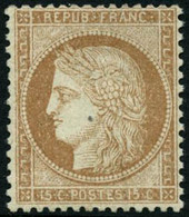 ** N°59 15c Bistre - TB - 1871-1875 Ceres