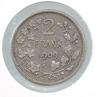 LEOPOLD II * 2 Frank 1909 Vlaams * Z.Fraai+++ * Nr 11408 - 2 Francs