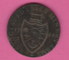 Token - Irlande - Associated Irish Miners 1789 - Half Penny - Cronebane - Irlande