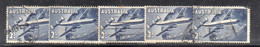 XP1701 - AUSTRALIA  , Qantas Cinque Valori Usati Del 2 Sh - Used Stamps