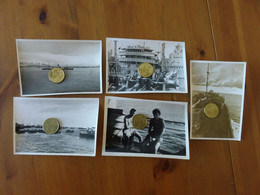 LOT INDOCHINE / MARINE NATIONALE / ROYALE 1949-1950 / 5 PHOTOS ORIGINALES / 28 - Boten