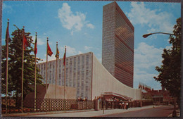 USA UNITED STATES NEW YORK UNITED NATIONS BUILDING CARD ANSICHTSKARTE CARTOLINA POSTCARD PC CP AK CARTE POSTALE - Lake George