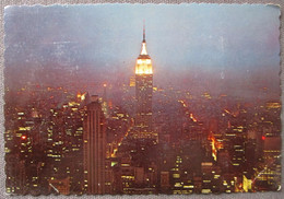 USA UNITED STATES NEW YORK VIEW FROM RCA BUILDING EMPIRE STATE ANSICHTSKARTE CARTOLINA POSTCARD PC CP AK CARTE POSTALE - Lake George