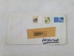 New Zealand - Enveloppe Moderne En Circulation Avec Beaucoup De Timbres - - Storia Postale