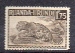 XP3466 - RUANDA URUNDI 1943 ,  Yvert N. 138 ***  MNH . LEOPARDO - Ongebruikt