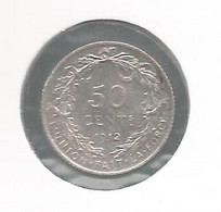 ALBERT I * 50 Cent 1912 Frans * Prachtig * Nr 11454 - 50 Cents