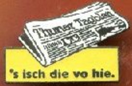 JOURNAL - ZEITUNG - NEWSPAPERS - THUNER TAGBLATT - SCHWEIZ - SUISSE - SWISS - SWITZERLAND - 'S ISCH DIE VO HIE - (31) - Medias