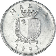 Monnaie, Malte, Lira, 1991 - Malta