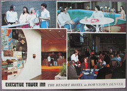 USA UNITED STATES EXECUTIVE TOWER INN HOTEL DENVER COLORADO CARD ANSICHTSKARTE CARTOLINA POSTCARD PC CP AK CARTE POSTALE - Derry Village